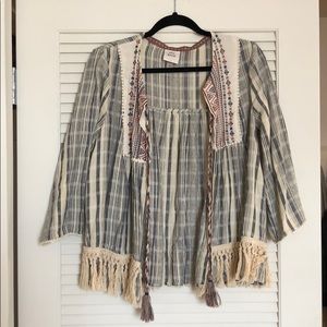 Bohemian, tassel cardigan